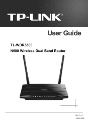 TP-Link TL-WDR3500 TL-WDR3500 V1 User Guide 1910010836