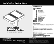 Whirlpool RC8700EDB Installation Instructions