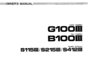 Yamaha G100III Owner's Manual (image)