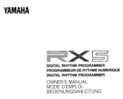 Yamaha RX5 Owner's Manual (image)