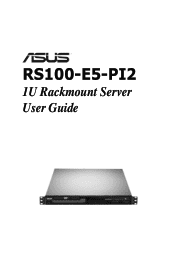 Asus RS100-E5 User Guide
