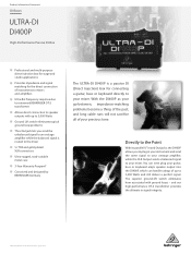 Behringer DI400P Product Information Document