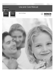 Bosch HD17132U Use and Care Manual