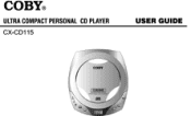 Coby CXCD115 User Guide