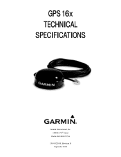 Garmin 16X LVS Technical Specifications