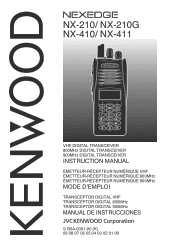 Kenwood NX-210 Instruction Manual 1