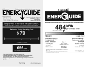 KitchenAid KBFN406EPA Energy Guide