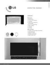 LG LMVM2085ST Specification
