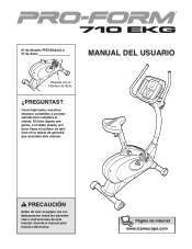 ProForm 710 Ekg Exercise Bike Spanish Manual