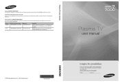 Samsung PN63C7000YF User Manual (user Manual) (ver.1.0) (English, French, Spanish)