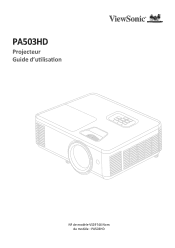 ViewSonic PA503HD User Guide Francais