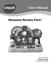 Vtech Discovery Nursery Farm User Manual