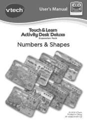 Vtech Touch & Learn Activity Desk Deluxe - Numbers & Shapes User Manual