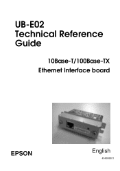 Epson C31C213A8941 Technical Reference