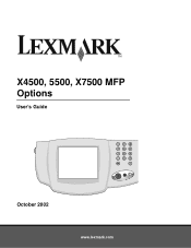 Lexmark 5500 User's Guide