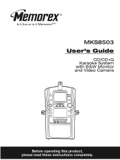Memorex MKS8503 User Guide