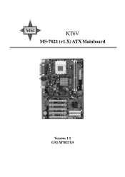 MSI MS 7021 User Guide