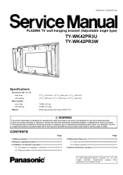 Panasonic TY-WK42PV3U Service Manual