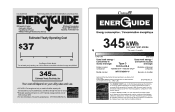 Whirlpool WRT579SMYF Energy Guide