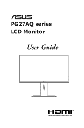Asus ROG SWIFT PG27AQ PG27AQ Series User Guide for English Edition