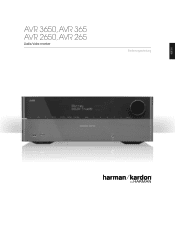 Harman Kardon AVR 2650 Owners Manual