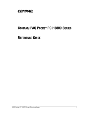 HP 3835 iPAQ H3800 user guide