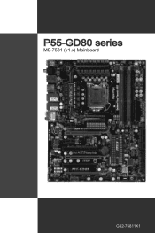 MSI P55 GD80 User Guide