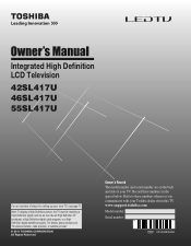 Toshiba 55SL417U User Manual