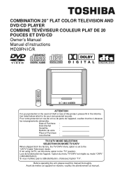 Toshiba MD20FN1 Owners Manual