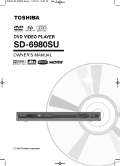 Toshiba SD-6980 User Manual