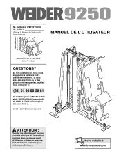 Weider 9250 French Manual
