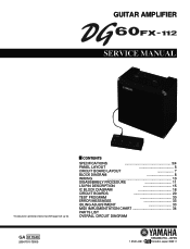 Yamaha DG60FX-112 Service Manual