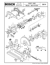 Bosch 3814 Parts List