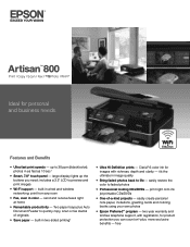 Epson Artisan 800 Product Brochure