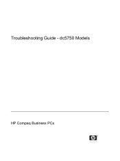HP Dc5750 Troubleshooting Guide - dc5750 Models