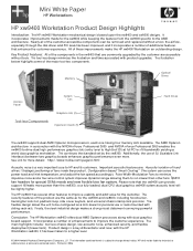 HP Xw9400 HP xw9400 Workstation Product Design Highlights