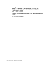 Intel SR2612UR Service Guide