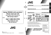 JVC KDA605 Instructions