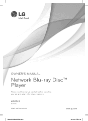 LG BD550 Owner's Manual