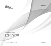 LG V909 Owners Manual - Spanish
