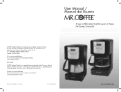 Mr. Coffee JWX9 User Manual