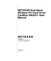 Netgear WAG511 WAG511 User Manual