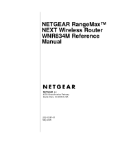 Netgear WNR834M-100NAR WNR834M Reference Manual