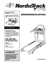 NordicTrack T 17.5 Treadmill German Manual
