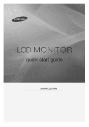 Samsung 2243WM Quick Guide (easy Manual) (ver.1.0) (Spanish)