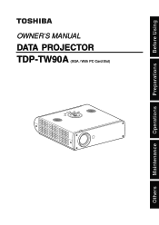 Toshiba TDP-TW90AU User Guide