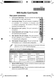 Asus MIO AUDIO 888 User Guide