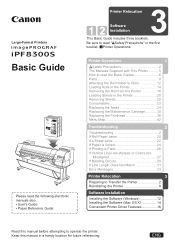 Canon imagePROGRAF iPF8300S iPF8300S Basic Guide No.3