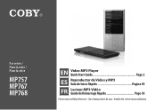 Coby MP757 User Manual
