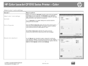 HP CP1518ni HP Color LaserJet CP1510 Series Printer - Color Tasks